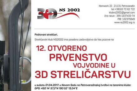 Prvenstvo Vojvodine u 3D streličarstvu 2017